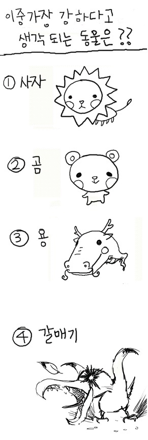 가장 강하다고 생각되는 동물은? : animal.jpg